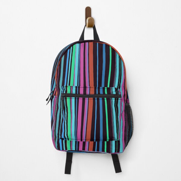 Item preview, Vibrant Retro Multicolor Vertical Wavy Lines Pattern designed and sold by GraphyLab.