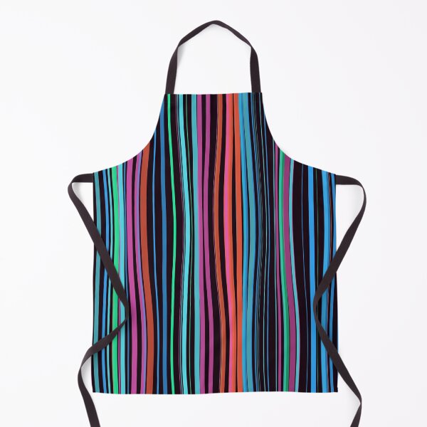 Item preview, Vibrant Retro Multicolor Vertical Wavy Lines Pattern designed and sold by GraphyLab.