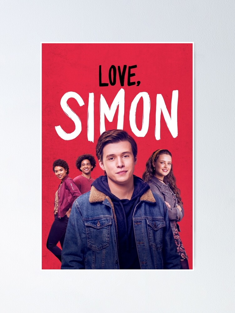 "Love, Simon (2)" Poster for Sale by Eggo Shop Redbubble