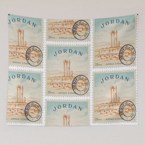 Item preview, Amman Citadel Jordan Roman Ruins Hilltop Stamp Sticker designed and sold by stickercuffs.
