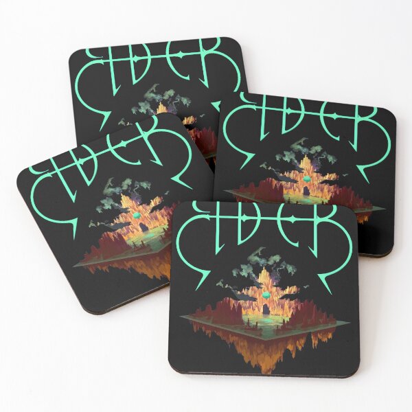 Item preview, Mystic Floating Island CIDER Abstract Turquoise designed and sold by GWARTUKSTORE.