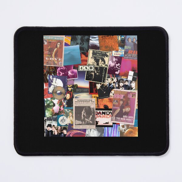 Item preview, Shoegaze Indie Pop 90s Music Collage designed and sold by PitStop01.