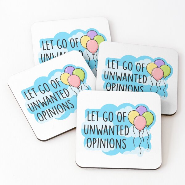 Item preview, Let Go Of Unwanted Opinions Funny Self Care Mental Health Balloons designed and sold by raedattia.