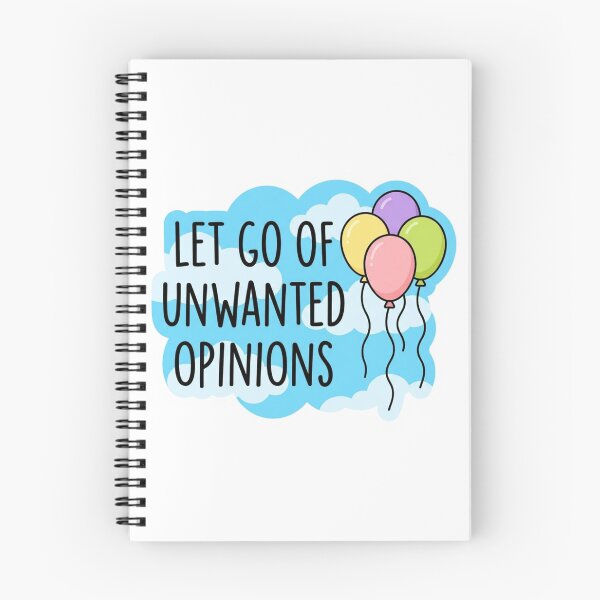 Item preview, Let Go Of Unwanted Opinions Funny Self Care Mental Health Balloons designed and sold by raedattia.