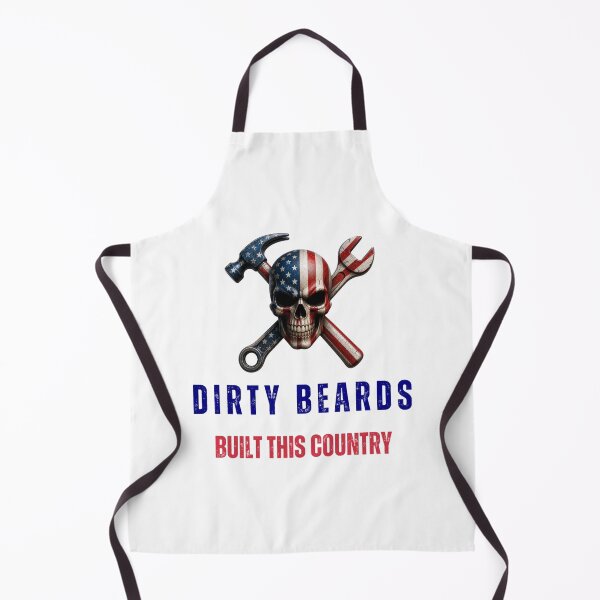 Item preview, dirty beards built this country skull designed and sold by OrlandoRivera1.