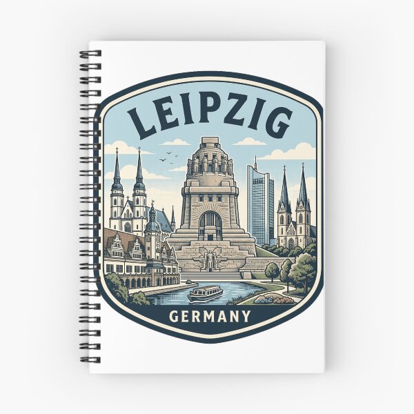Item preview, Vintage Leipzig Germany Skyline Landmark Badge designed and sold by k3rstman1.