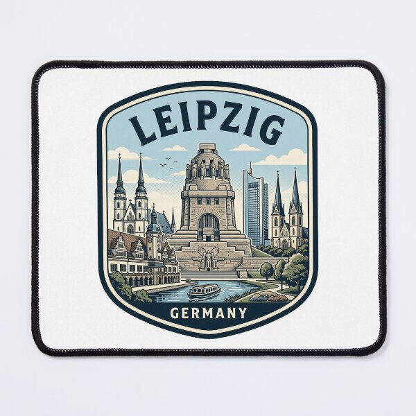 Item preview, Vintage Leipzig Germany Skyline Landmark Badge designed and sold by k3rstman1.