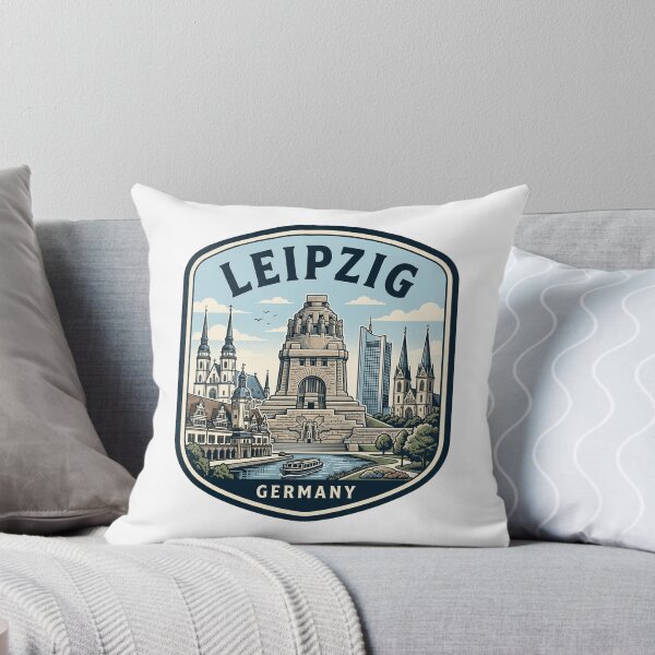 Item preview, Vintage Leipzig Germany Skyline Landmark Badge designed and sold by k3rstman1.