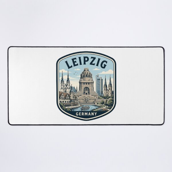 Item preview, Vintage Leipzig Germany Skyline Landmark Badge designed and sold by k3rstman1.