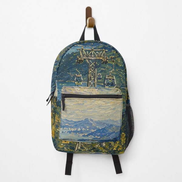Item preview, Lantau Cable Car View - Van Gogh's Dream Travels (Impressionist Art) designed and sold by ianm1028.