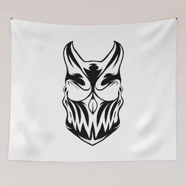 Item preview, black mask designed and sold by ezukayanmi.