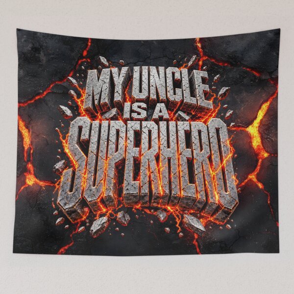 Item preview, My Uncle is a Superhero designed and sold by zakvisuals.
