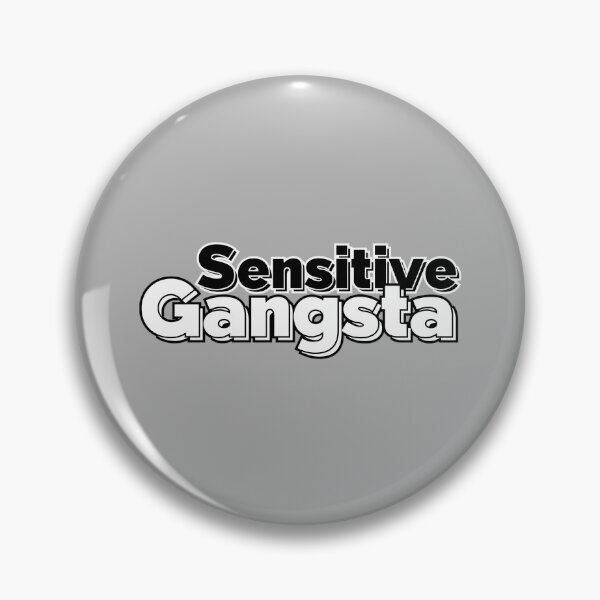 Item preview, Sensitive Gangsta Tough Guy with Feelings.Funny Urban Quote Comfort Colors designed and sold by GreggRoss.