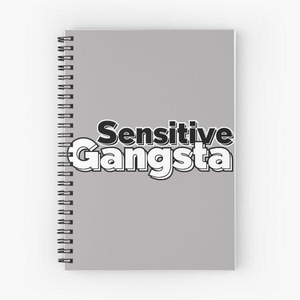 Item preview, Sensitive Gangsta Tough Guy with Feelings.Funny Urban Quote Comfort Colors designed and sold by GreggRoss.