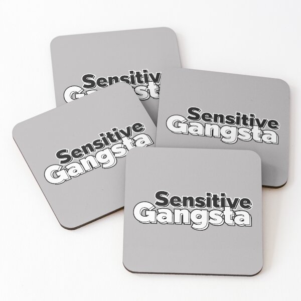 Item preview, Sensitive Gangsta Tough Guy with Feelings.Funny Urban Quote Comfort Colors designed and sold by GreggRoss.