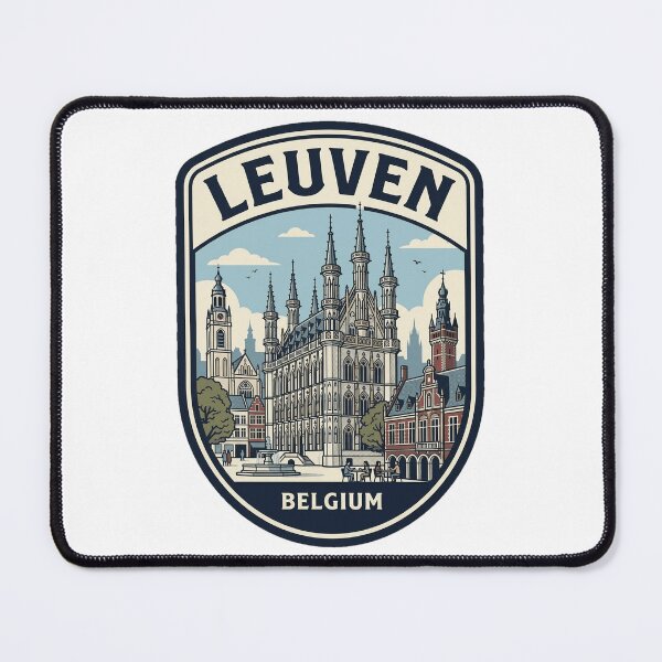Item preview, Vintage Leuven Belgium Travel Badge City Hall designed and sold by k3rstman1.