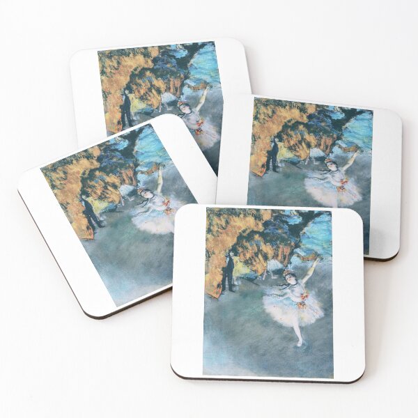 Item preview, Edgar Degas L'Etoile Remastered Blue Monochrome Ballerina Art designed and sold by studio-koichiro.