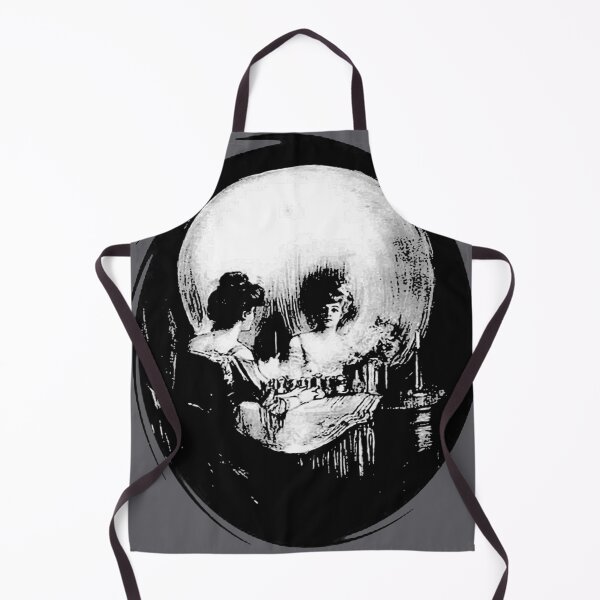 Item preview, Existential Dread Op Art Woman and Skull Reflection  designed and sold by taiche.