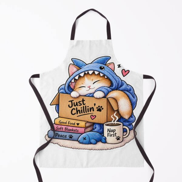 Item preview, Just Chillin Cute Cat Cozy Vibes Sticker designed and sold by Genzfirevibes.