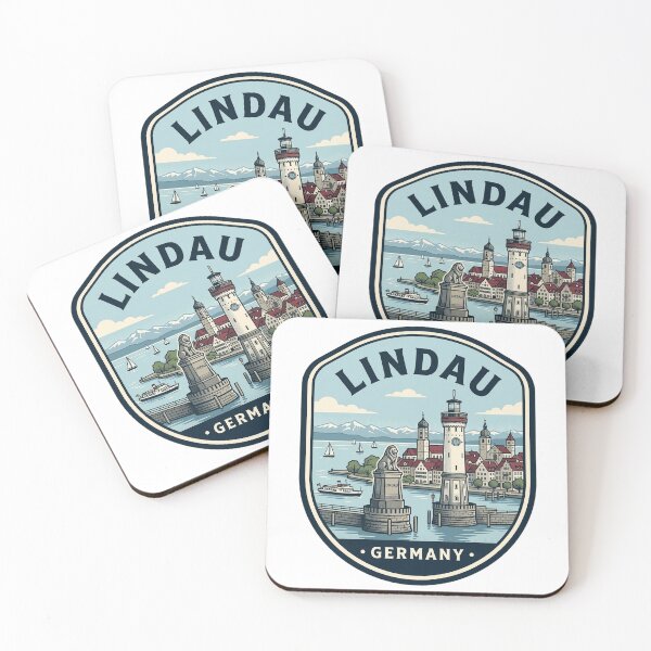 Item preview, Vintage Lindau Germany Lake Constance Harbor Emblem designed and sold by k3rstman1.