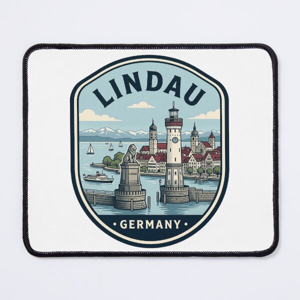 Item preview, Vintage Lindau Germany Lake Constance Harbor Emblem designed and sold by k3rstman1.