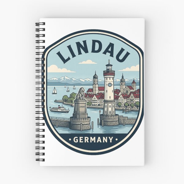 Item preview, Vintage Lindau Germany Lake Constance Harbor Emblem designed and sold by k3rstman1.