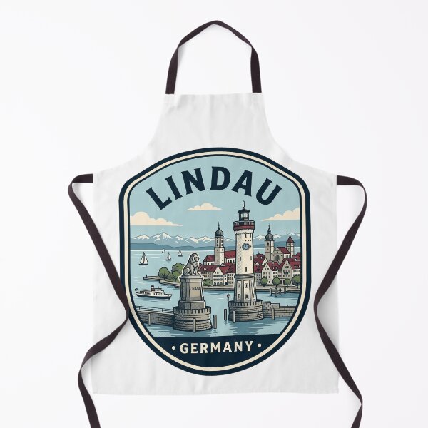 Item preview, Vintage Lindau Germany Lake Constance Harbor Emblem designed and sold by k3rstman1.