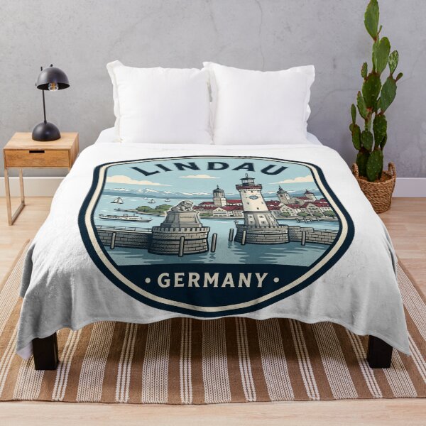 Item preview, Vintage Lindau Germany Lake Constance Harbor Emblem designed and sold by k3rstman1.
