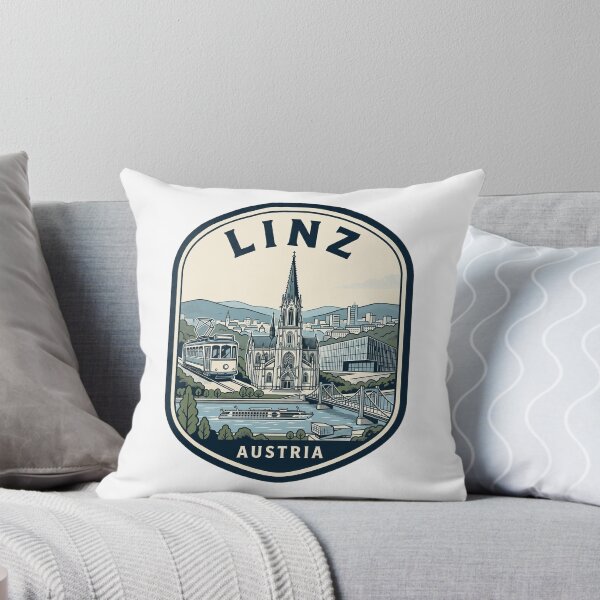 Item preview, Linz Austria Mariendom Cathedral Vintage Travel Badge designed and sold by k3rstman1.