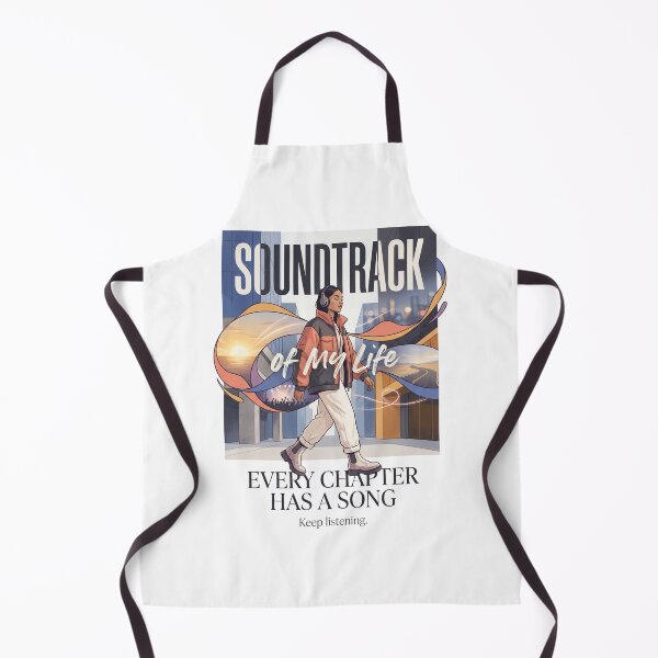 Item preview, Soundtrack of My Life | Premium Music Lover Streetwear | Gen Z Music Graphic Tee designed and sold by SAJ Design Studio.