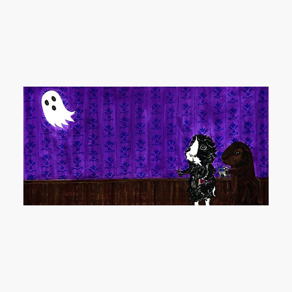 Thaddeus and Pammy Ghost Hunting Photographic Print