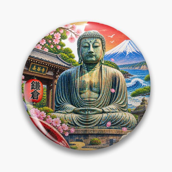 Item preview, Kamakura Great Buddha designed and sold by Daihuku2525.