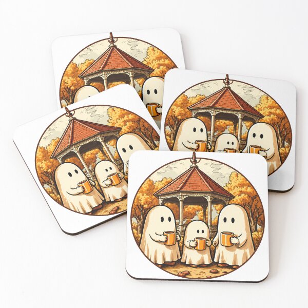 Item preview, Stars Hollow Ghouls Cozy Fall Coffee Books Autumn Lover  designed and sold by OMITTEROMINOUS.