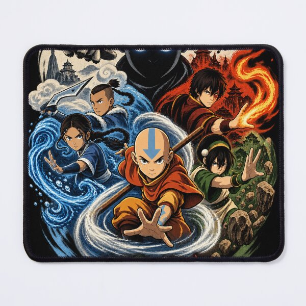 Item preview, Avatar The Last Airbender Elemental Team Vintage Anime Design designed and sold by GSJGROUP.