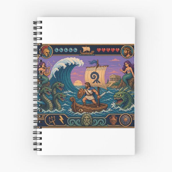Item preview, Odyssey Quest – Retro Mythology Adventure designed and sold by ChicClicker.