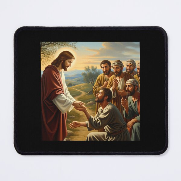 Item preview, Jesus Heals 10 Lepers designed and sold by sk-yhendrick.