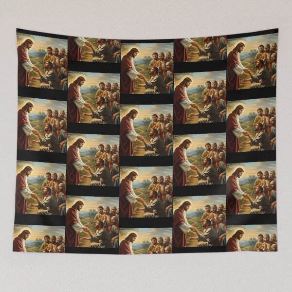 Item preview, Jesus Heals 10 Lepers designed and sold by sk-yhendrick.