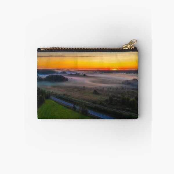 Item preview, Serene Sunrise Over Misty Fields designed and sold by Veikko  Suikkanen.