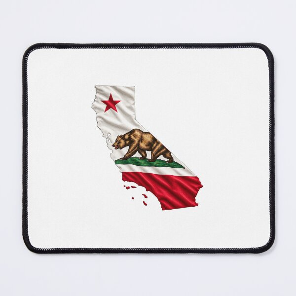 Item preview, Minimal California State Flag Map Sticker Design designed and sold by FunPurchase.