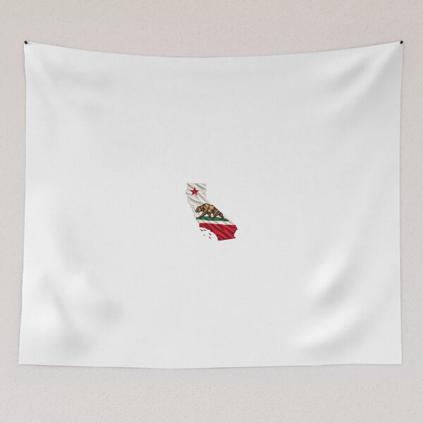 Item preview, Minimal California State Flag Map Sticker Design designed and sold by FunPurchase.