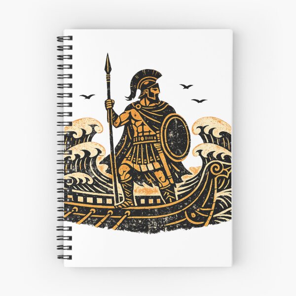 Item preview, Odysseus at Sea – Ancient Hero Vintage Print designed and sold by ChicClicker.