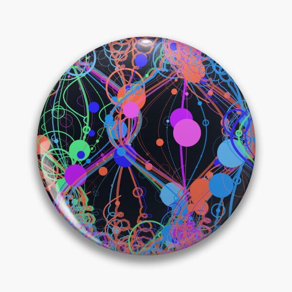 Item preview, Abstract Vibrant Neon Chaotic Geometric Pattern designed and sold by GraphyLab.