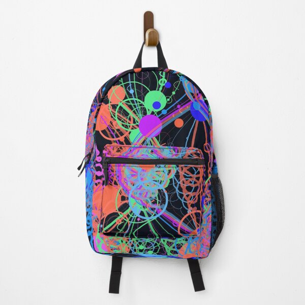 Item preview, Abstract Vibrant Neon Chaotic Geometric Pattern designed and sold by GraphyLab.