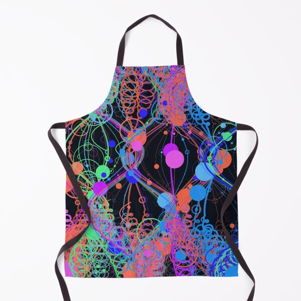 Item preview, Abstract Vibrant Neon Chaotic Geometric Pattern designed and sold by GraphyLab.