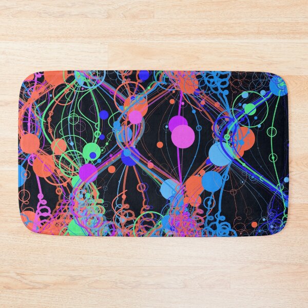 Item preview, Abstract Vibrant Neon Chaotic Geometric Pattern designed and sold by GraphyLab.