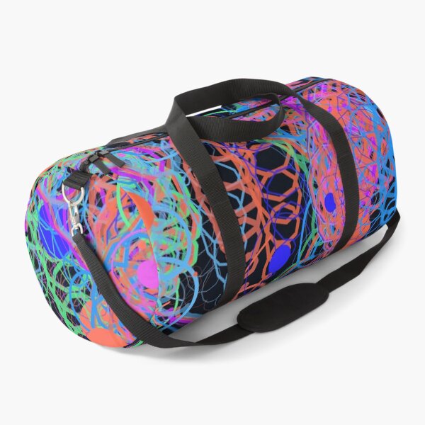 Item preview, Abstract Vibrant Neon Chaotic Geometric Pattern designed and sold by GraphyLab.