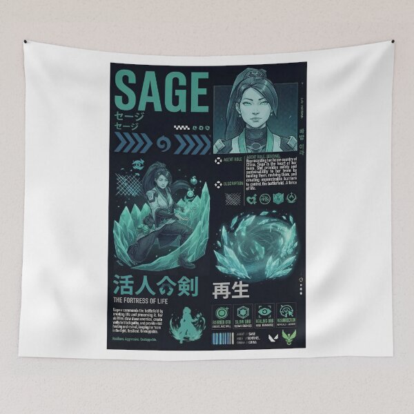 Item preview, Sage Valorant designed and sold by charleBinghaM.