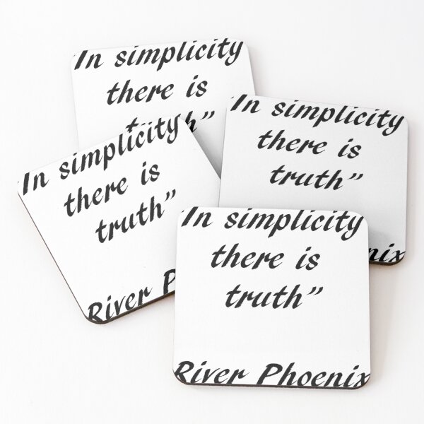 Item preview, River Phoenix Quote- In Simplicity designed and sold by Sa-Villa.