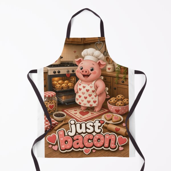Item preview, Just Bacon – Cute Baking Pig designed and sold by Realproplyai.
