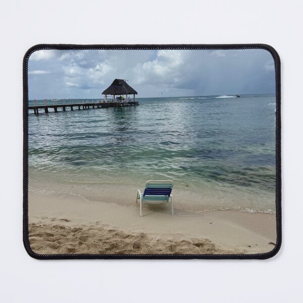 Item preview, Quiet Contemplation - Lone Chair on Stormy Shore designed and sold by Cruisebysunny.
